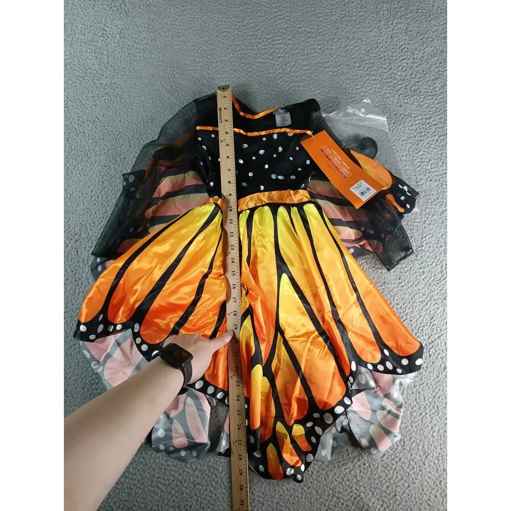 Butterfly Costume Toddler (4-5T) Hyde and Eek Target Monarch Dress Wings NWT